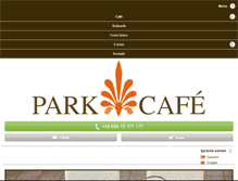 Tablet Screenshot of parkcafe.at